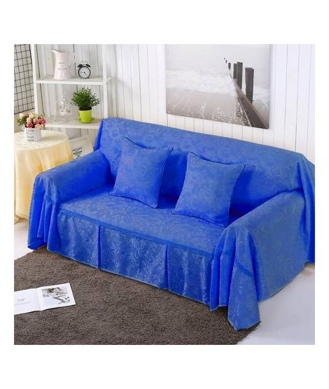 Maguari 5 Seater Sofa Couch Cover Protector Blue