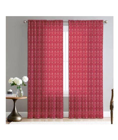 Maguari Banarsi Net Curtain Pink (0079)