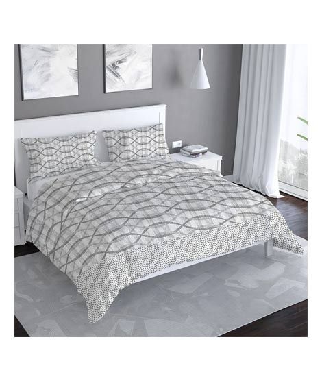 iShopping - Maguari Chain Design Double Bed Grey (0368)