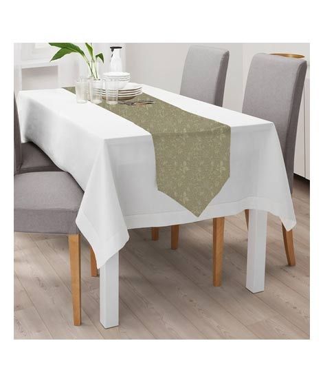 iShopping - Maguari Jacquard Table Runner Beige (0498)