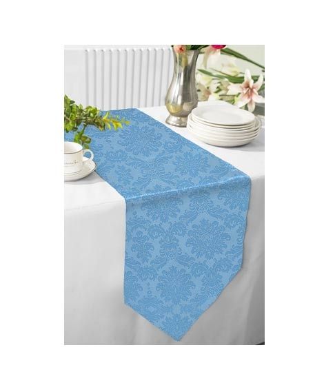 iShopping - Maguari Jacquard Table Runner Sky Blue (0505)