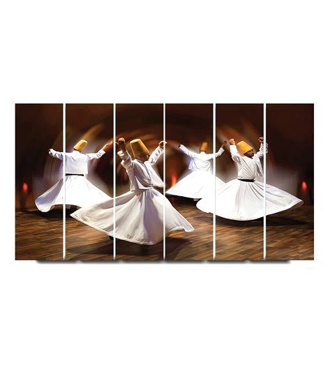 iShopping - Maguari Sufi Turning Small Wall Frame 6 Pcs (0696)