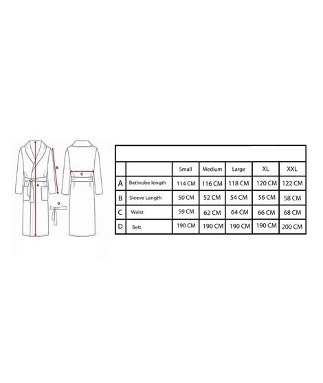 Maguari Terry Cotton Large Luxury Bathrobe Red