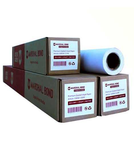 Marshal Bond 24 Inch Inkjet Coated Paper (CAD24-110M)