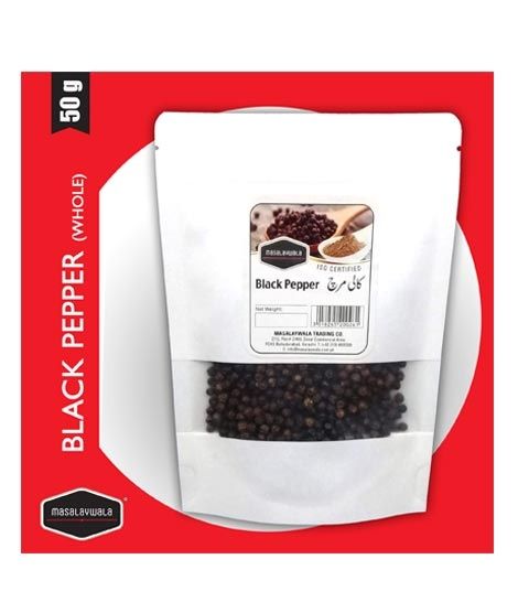 Masalaywala Black Pepper Sabit/Whole 50gm