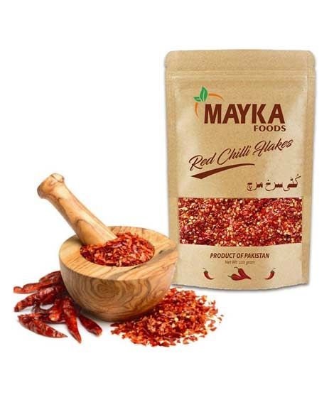 Mayka Foods Red Chilli Flacks - 100g