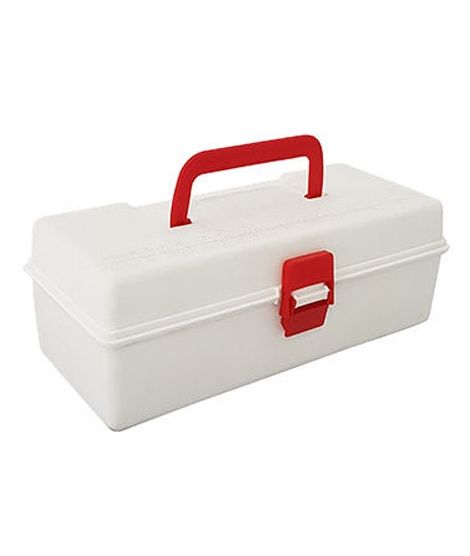 iShopping - Megatech Handy First Aid Medicine Carry Case White