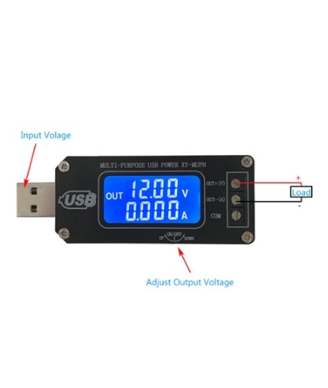 Met Enterprise USB Step Up & Down Power Module With Case