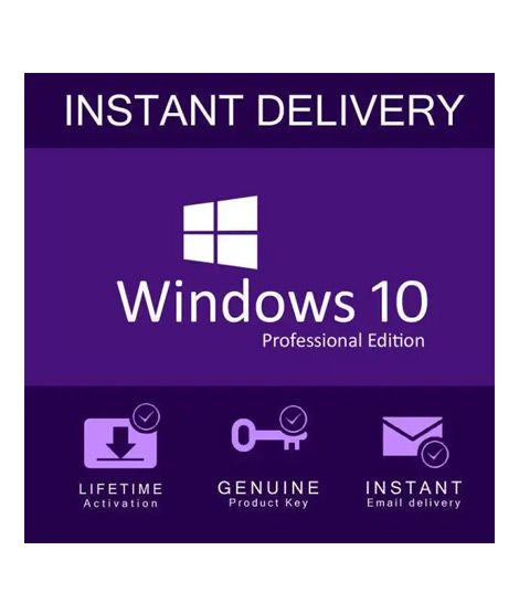 iShopping - Microsoft Windows 10 Professional 64 Bit (Key Only)