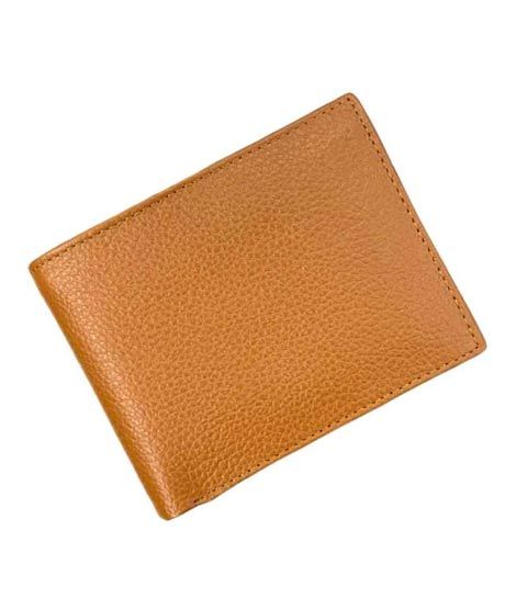 iShopping - Xaroosha Mild Leather Wallet For Mens Mustard