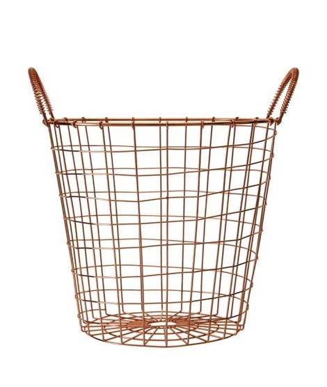 iShopping - Premier Home Vertex Round Wire Basket - Copper (509933)