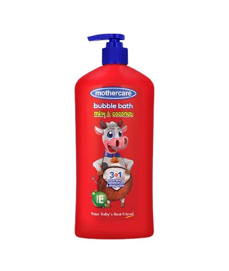 Mothercare Bubble Bath 3 in 1 Shampoo Milk/Coconut - 550ml