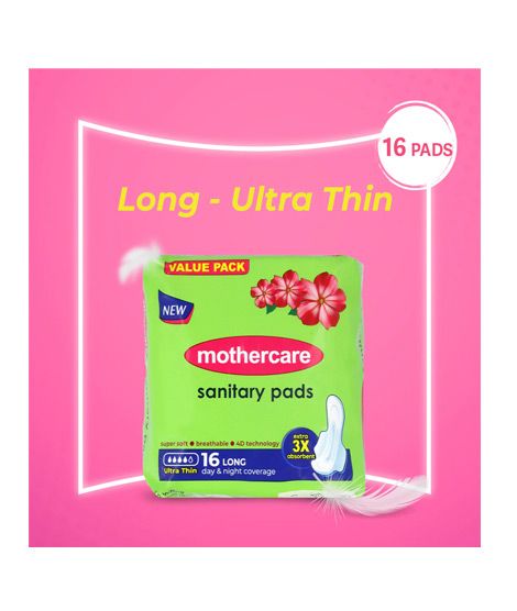 iShopping - Mothercare Ultra Thin 16 Long Sanitary Pads