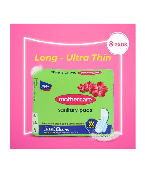 iShopping - Mothercare Ultra Thin 8 Long Sanitary Pads