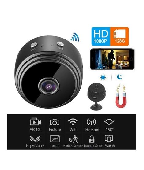 Muzamil Store A9 1080p Hd Magnetic Wifi Mini Camera