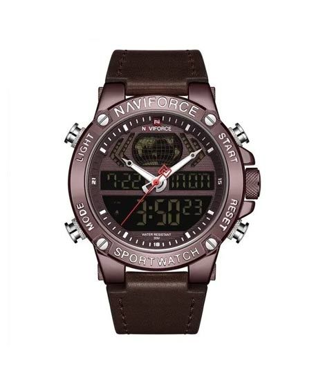 NaviForce Dual Time Edition Men’s Watch (NF-9164-3)