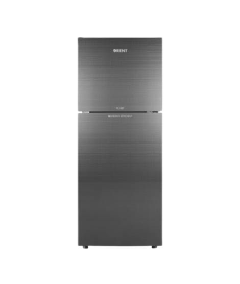 Orient Flare 330I Freezer-On-Top Inverter Refrigerator 12 Cu Ft Radiant Grey