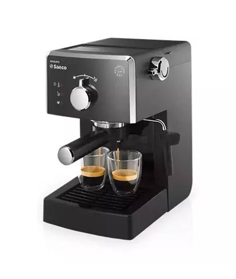 Philips Saeco Poemia Manual Espresso Machine Black (HD8423/11)