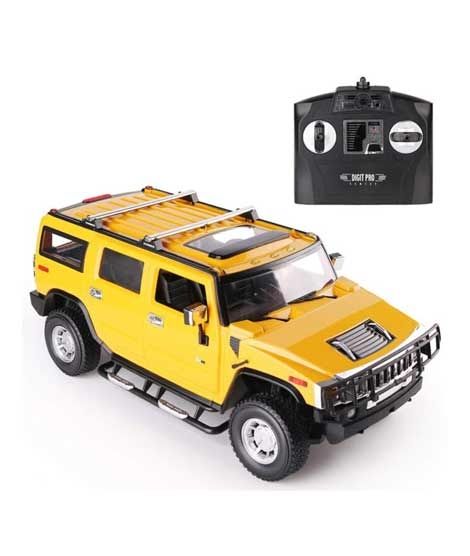 Planet X 4 Channel Hummer Remote Control Car Yellow (PX-10980)