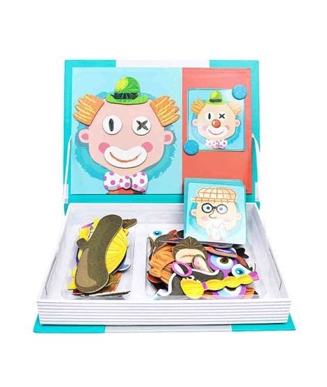 Planet X Clown Face Magnetic Puzzle Book (PX-10750)