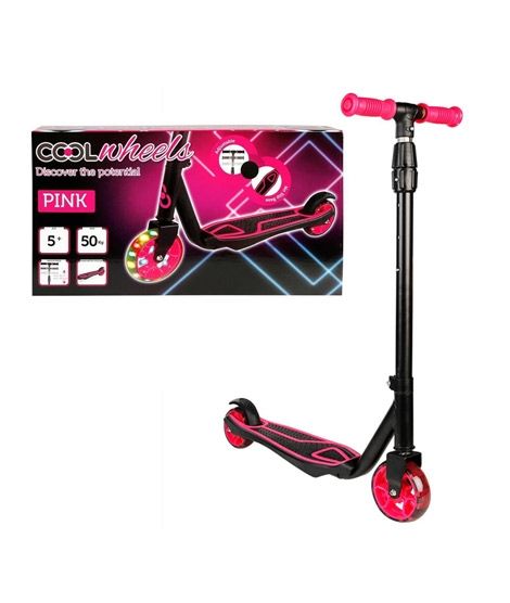 iShopping - Planet X Cool Wheel Neon Big Scooty Pink (PX-10979)