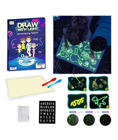 iShopping - Planet X Draw With Light Developing Tablet Toy (PX-11661)