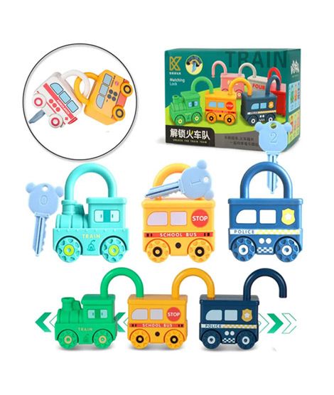 iShopping - Planet X Learning Key Lock Numbers Matching Train (PX-11786)