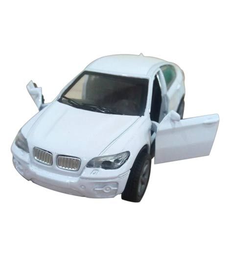 iShopping - Planet X Pull Back Die Cast Metal BMW Car White (PX-10410)