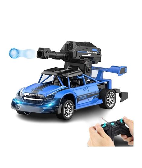 Planet X RC Rechargeable Ball Shooter Car Toy - Blue (PX-11955)