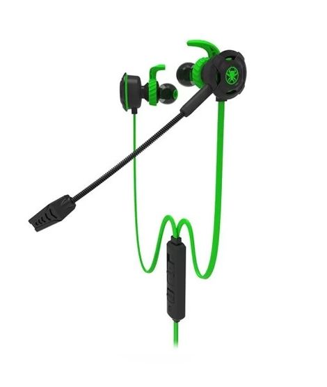 Plextone in-Ear Wired Gaming Earphone Green (G30)