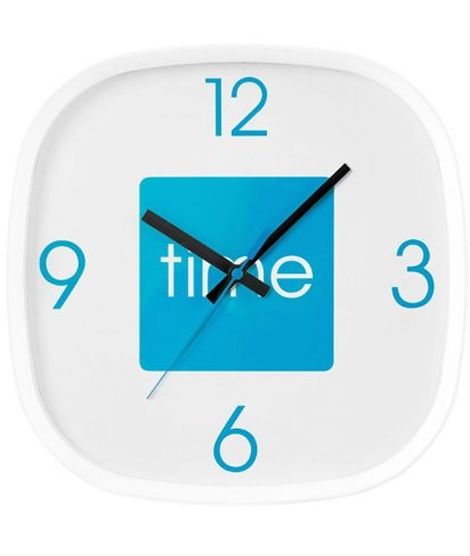 iShopping - Premier Home Arco Blue Wall Clock (2200647)