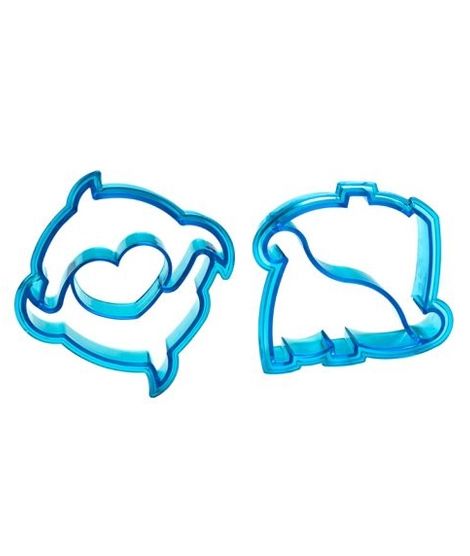 iShopping - Premier Home Dinosaur & Dolphin Sandwich Cutters (806591)