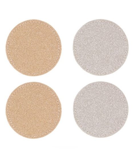 Premier Home Glitter Drink Coasters Pack Of 4 (1203676)