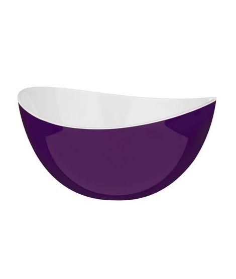 iShopping - Premier Home Purple And White Small Bowl (805300)