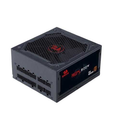 iShopping - Redragon 800W Full Modular 80 Plus Bronze Gaming PC Power Supply (PS011)