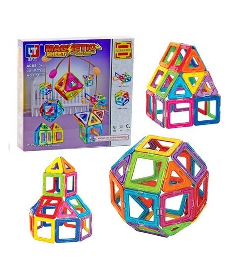 iShopping - Planet X Magnetic Creativity Shapes Puzzle Building Plastic Blocks (PX-11062)