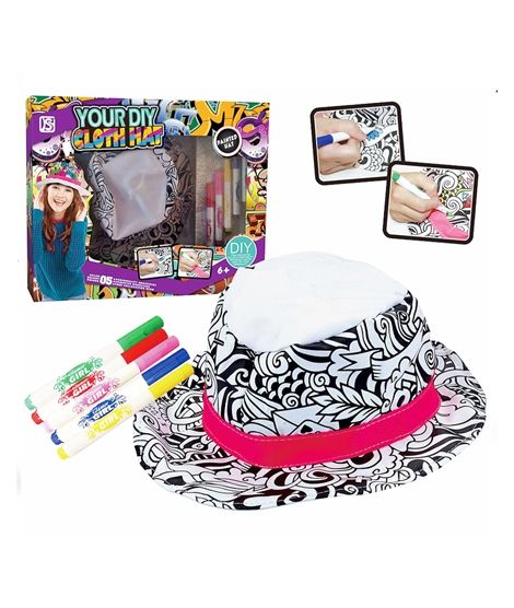 iShopping - Planet X DIY Painting Cloth Hat With 3 Different Colors (PX-11486)