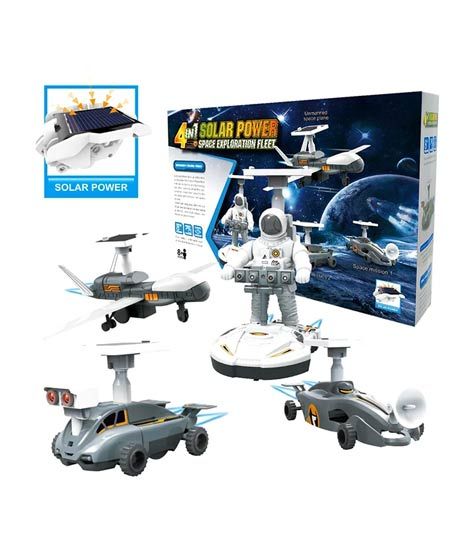 iShopping - Planet X 4 in 1 Solar Powered Space Exploration Fleet (PX-10543)