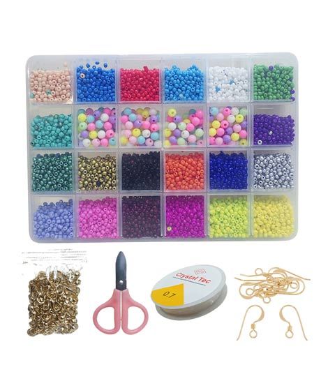 Planet X Creative Sting Multicolor Beads Jewelry Activity Set (PX-11643)