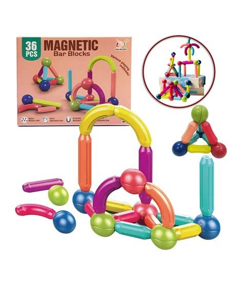 Planet X 36 PCS Magnetic Building Blocks Set For Kids (PX-11903)