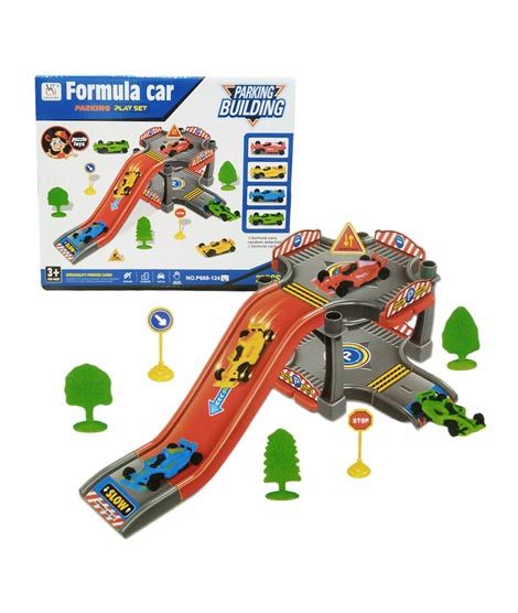 Planet X Formula Car Parking Puzzle Set - 23Pcs (PX-11906)