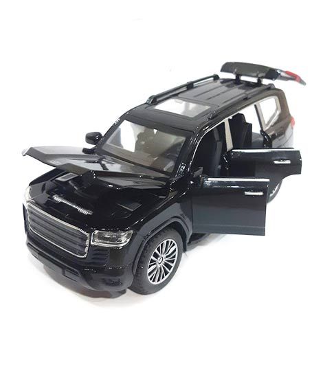 iShopping - Planet X Land Cruiser Scale Die Cast Toy Car Black (PX-12005)