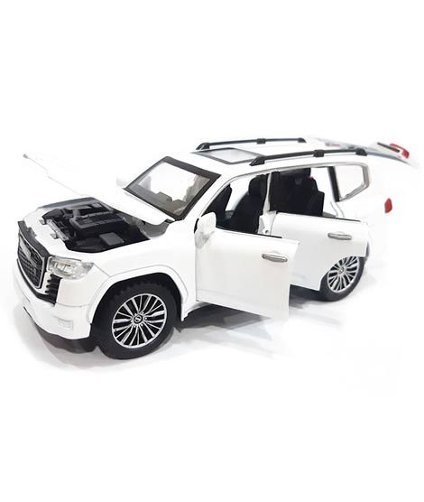 iShopping - Planet X Land Cruiser Scale Die Cast Toy Car White (PX-12006)