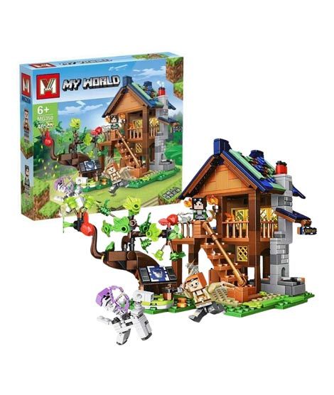 Planet X Minecraft My World Building Blocks Toy Set For Kids (PX-12047)