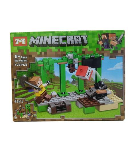 iShopping - Planet X Minecraft 4 In 1 Building Blocks Set For Kids (PX-12084)