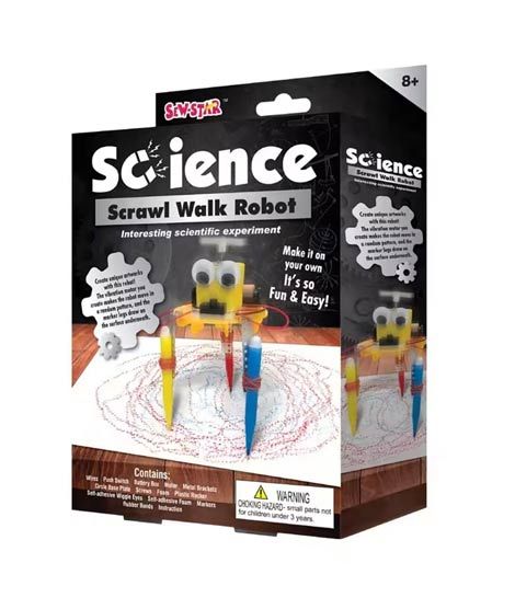 iShopping - Planet X Science Scrawl Walk Robot Diy Kit For Kids (PX-12027)