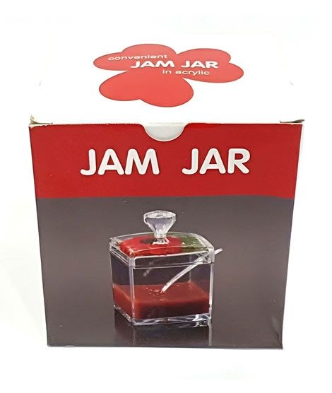 iShopping - Quickshopping Acrylic Jam Jar With Spoon