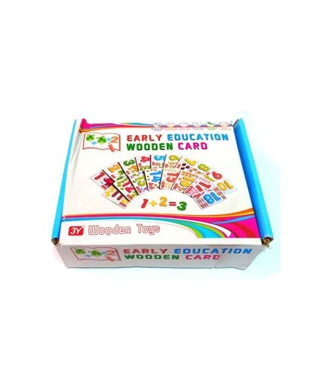 Quickshopping Early Wooden Education Card