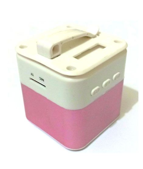 iShopping - Quickshopping Texture Mini Bluetooth Speaker Pink