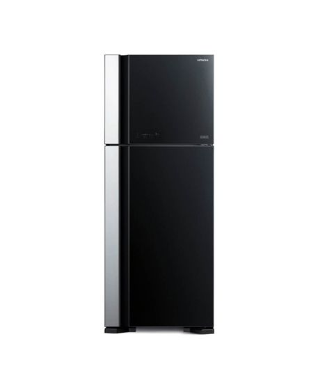 iShopping - Hitachi Big 2 Inverter Freezer-on-Top Refrigerator 16 Cu Ft Glass Black (R-VG560P7MS)